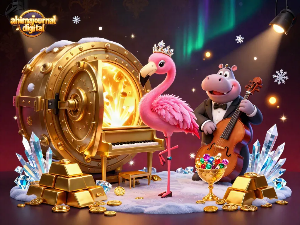Experience thrilling gaming visuals with ahimajournal-digital's vibrant casino illustration featuring animated characters.