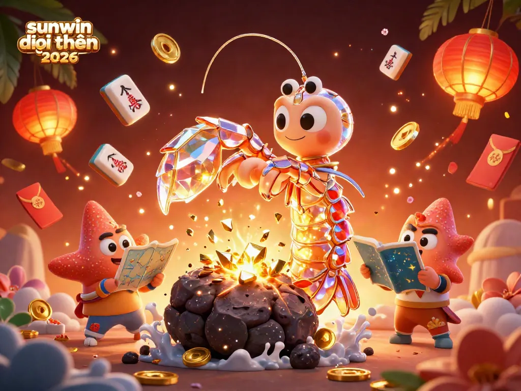 Engage in thrilling fun with sunwin đổi thưởng 2026 as gems explode from an asteroid.